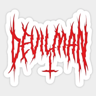 317 Devilman  Brutal Sticker